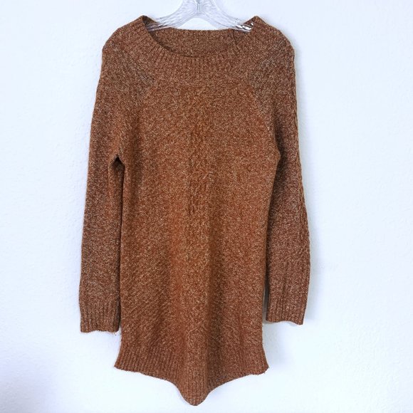 Prana Dresses & Skirts - Prana CADWELL Knit Organic Cotton Sweater Tunic Dress in Adobe Brown M W33170236